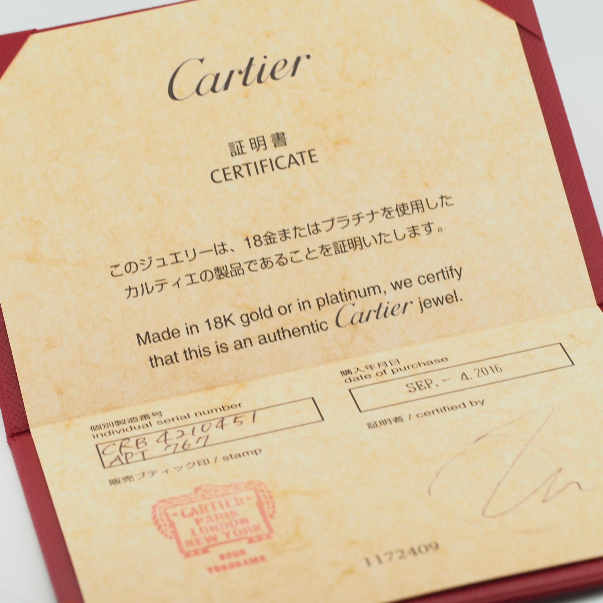 Cartier Etincelle 0.22ct Diamonds Eternity Ring White Gold 51 US 5.5 3