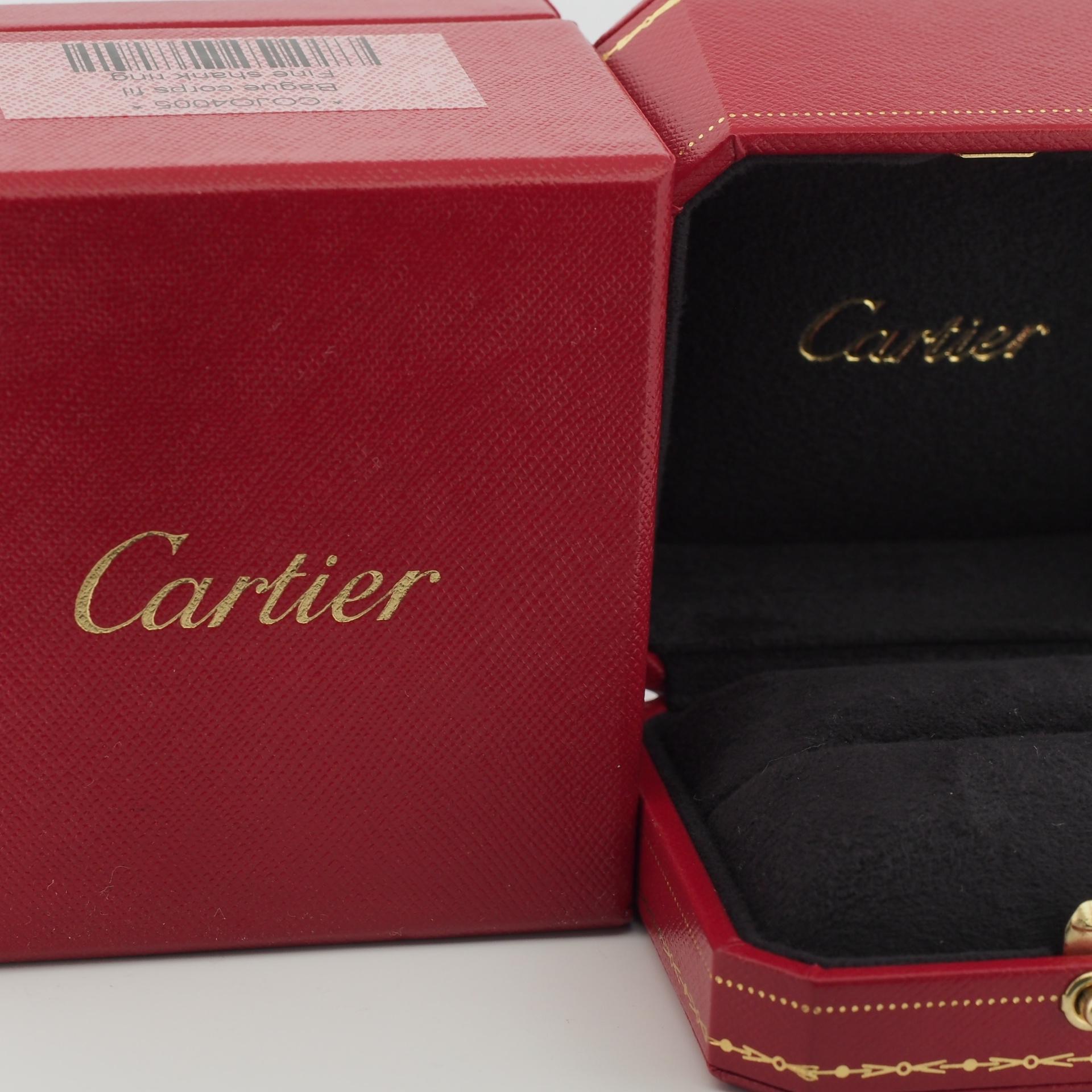 Cartier Etincelle 0.47ct Diamonds Eternity Ring Rose Gold 50 US 5.0 3