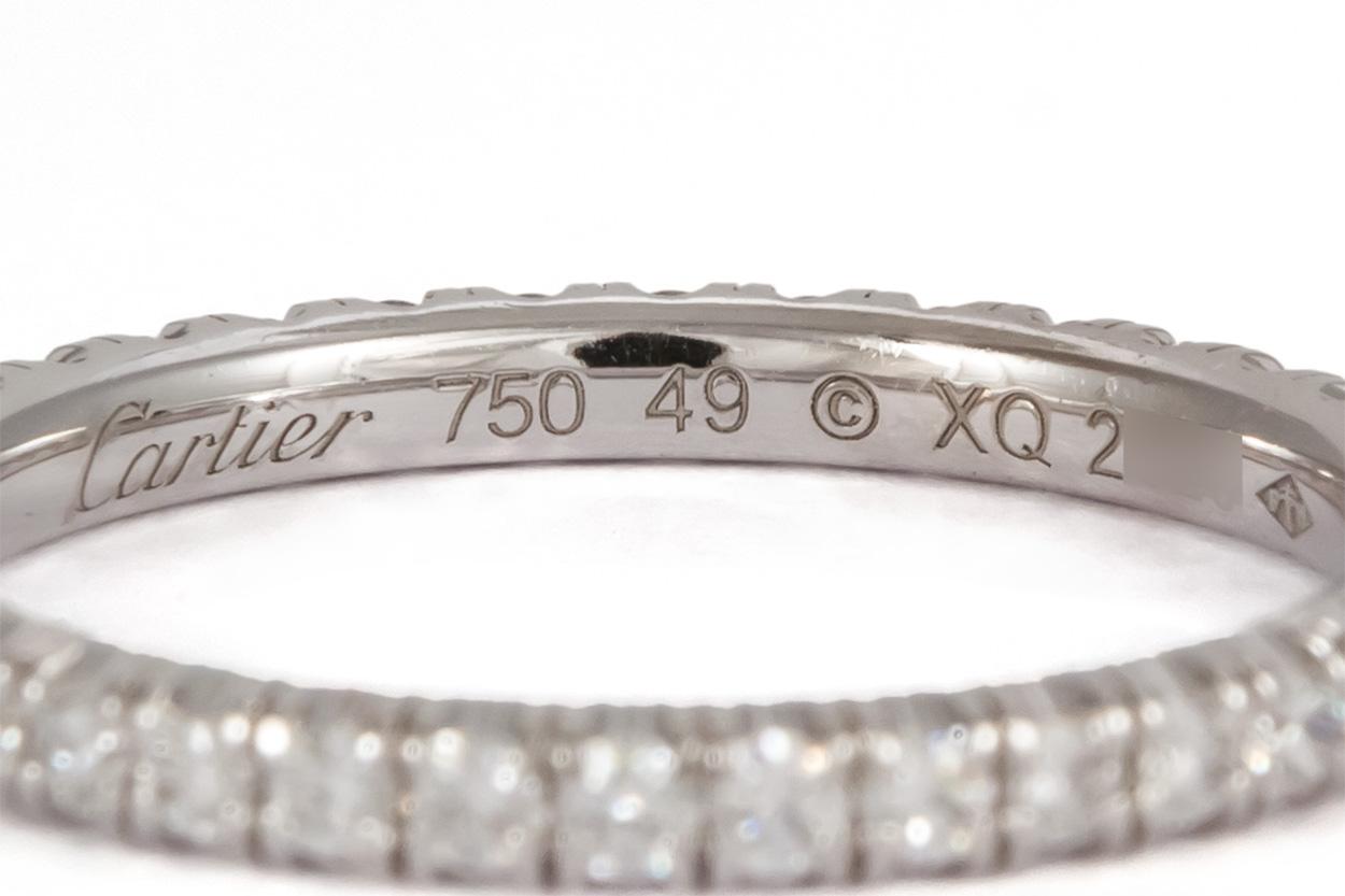 cartier diamond wedding band