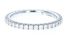 Cartier Étincelle 18k White Gold Eternity Diamond Band