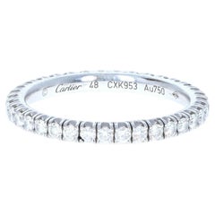 Cartier Étincelle 18k White Gold Eternity Diamond Band