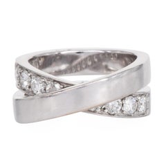 Cartier Étincelle de Cartier Diamond 18K White Gold Ring Size 5.25
