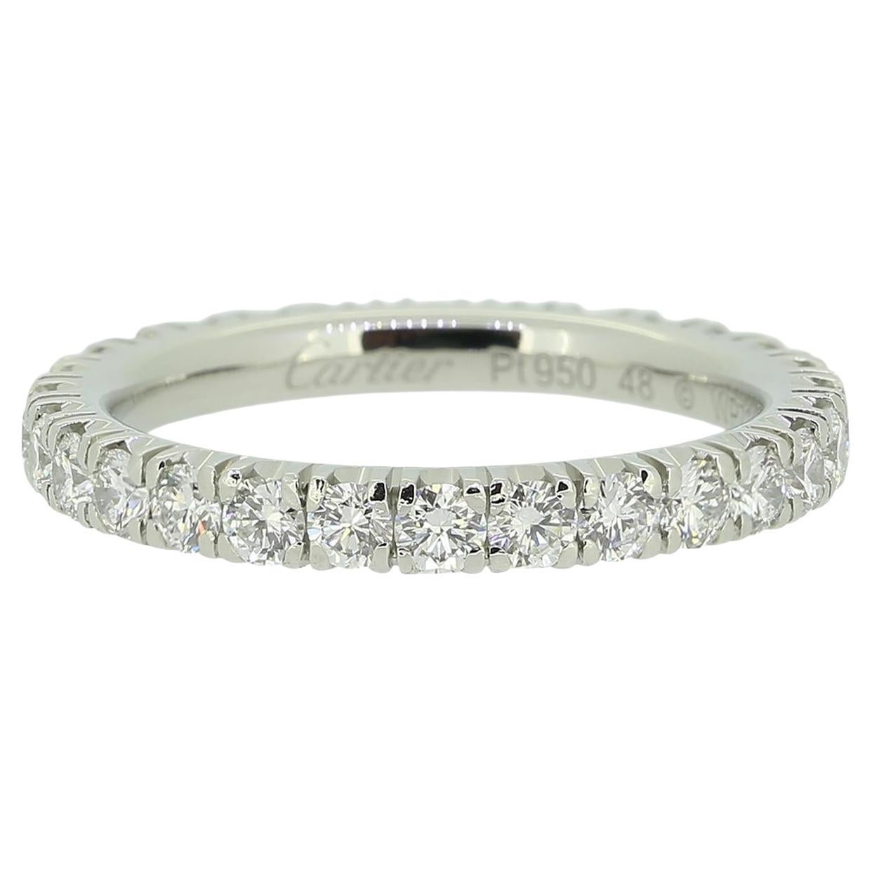 Anillo Cartier Étincelle De Cartier Eternidad Diamante Talla I (48)