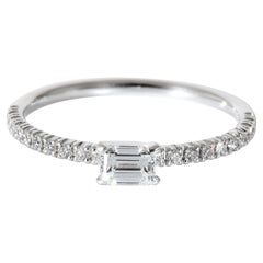 Cartier Etincelle de Cartier Diamond Ring in  18 Karat White Gold EF VVS 0.28 CT