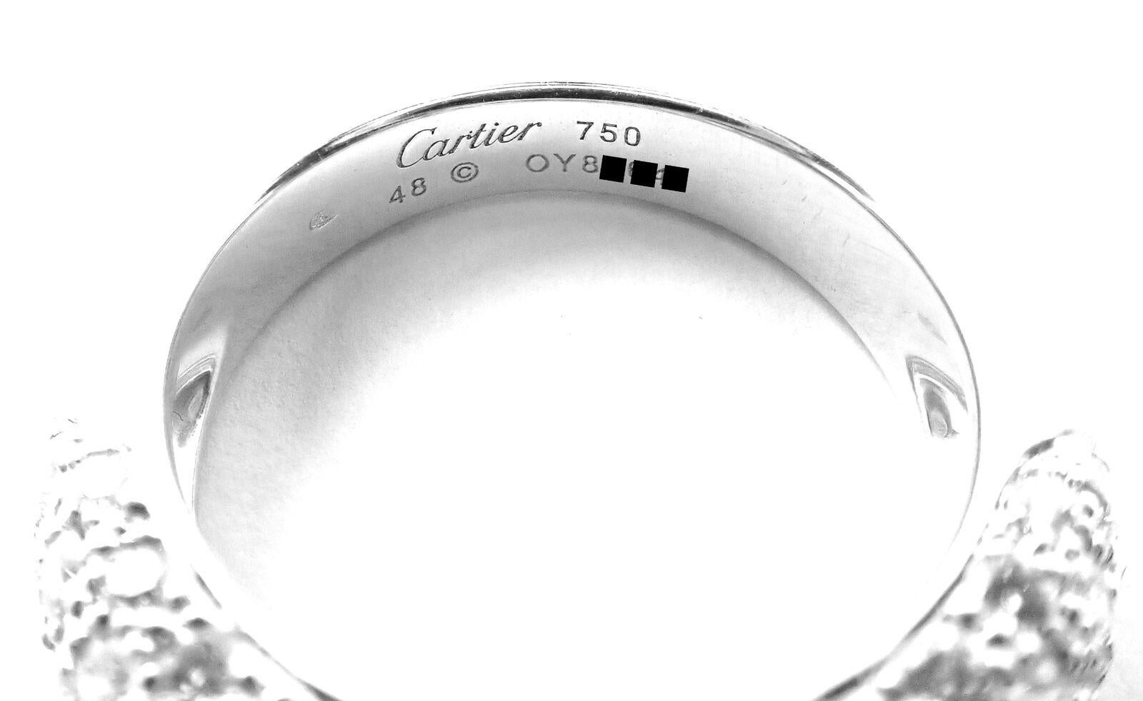 Cartier Etincelle De Cartier Diamant-Weißgoldbandring im Angebot 5