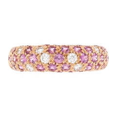 Cartier Etincelle de Cartier Ring aus 18 Karat Roségold mit rosa Saphiren und Diamanten
