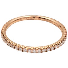 Cartier 'Étincelle de Cartier' Rose Gold and Diamond Wedding Band