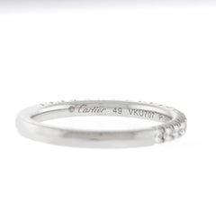 Cartier Etincelle de Cartier Ehering, 2 mm breit, halbseitig geschliffen