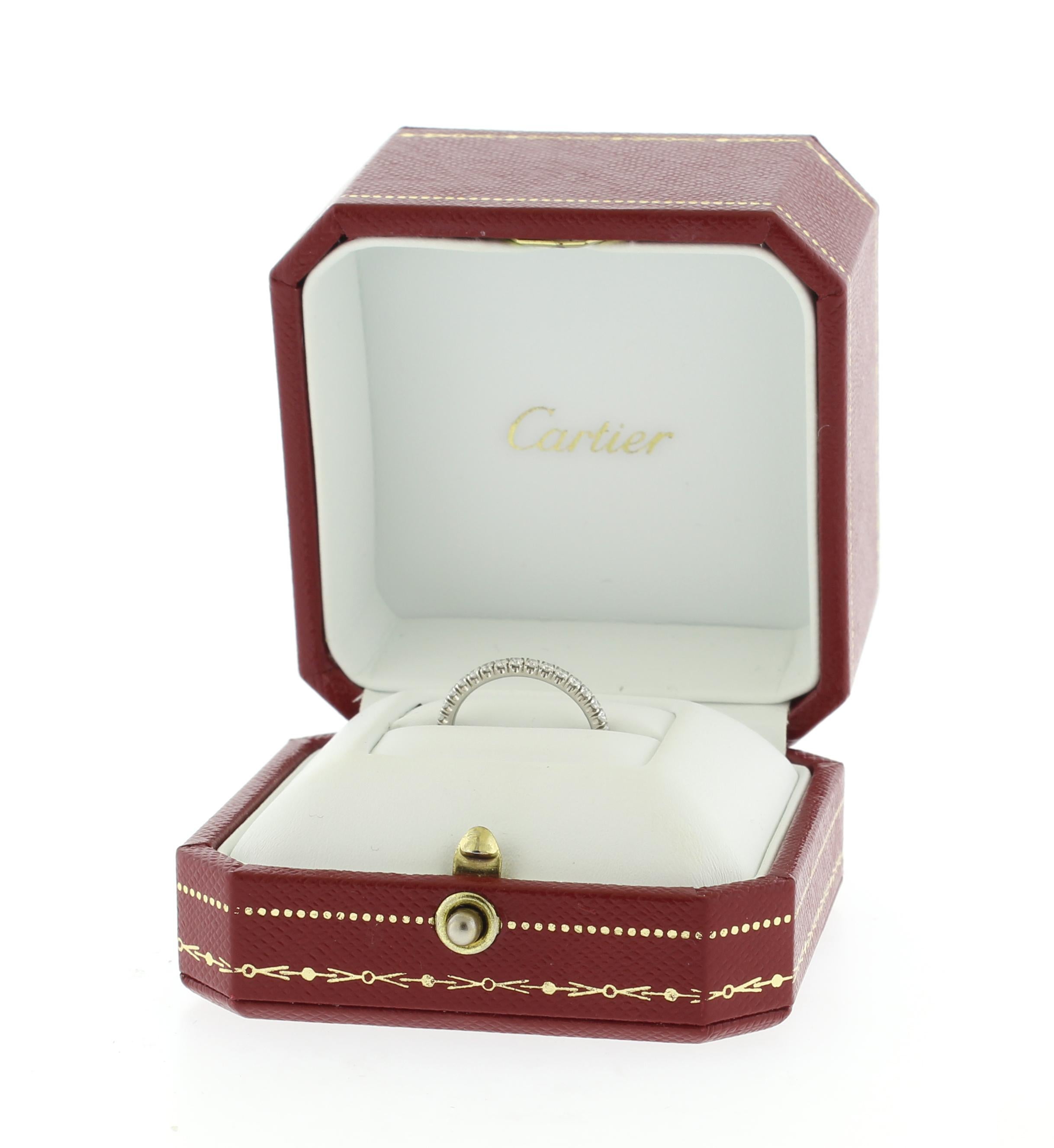 da uomo o donna Fede nuziale Cartier Etincelle de Cartier, larghezza 2 mm, semi-pavimentata in vendita