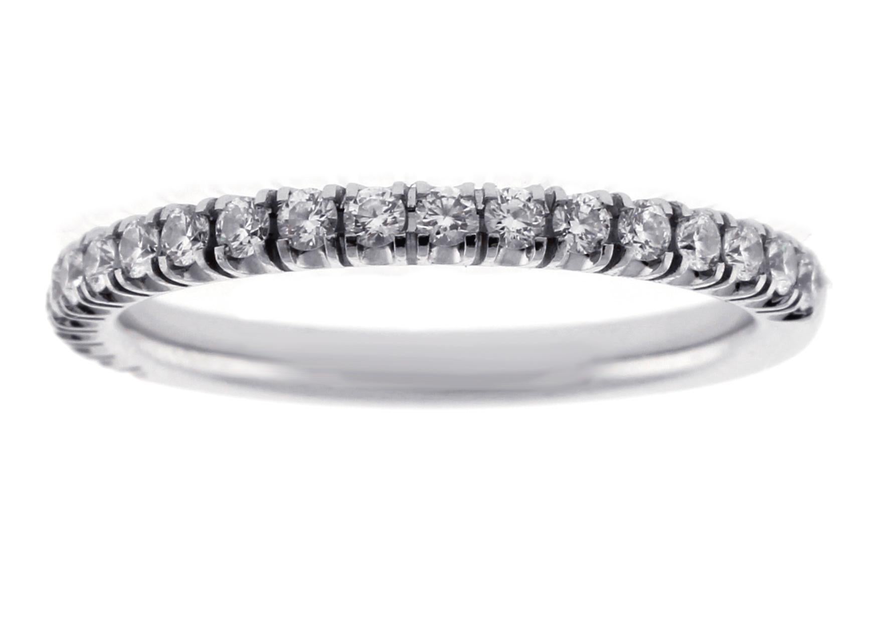 Fede nuziale Cartier Etincelle de Cartier, larghezza 2 mm, semi-pavimentata in vendita 1