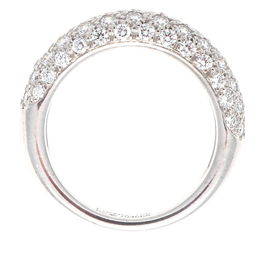 Round Cut Cartier Etincelle Diamond Gold Band