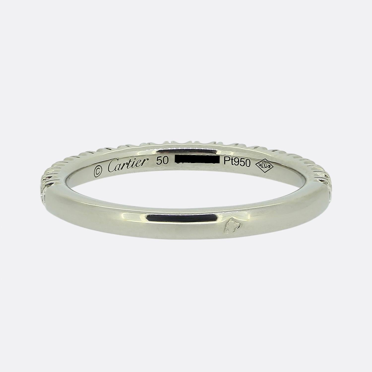 Anneau de mariage Cartier Etincelle à diamants Excellent état - En vente à London, GB