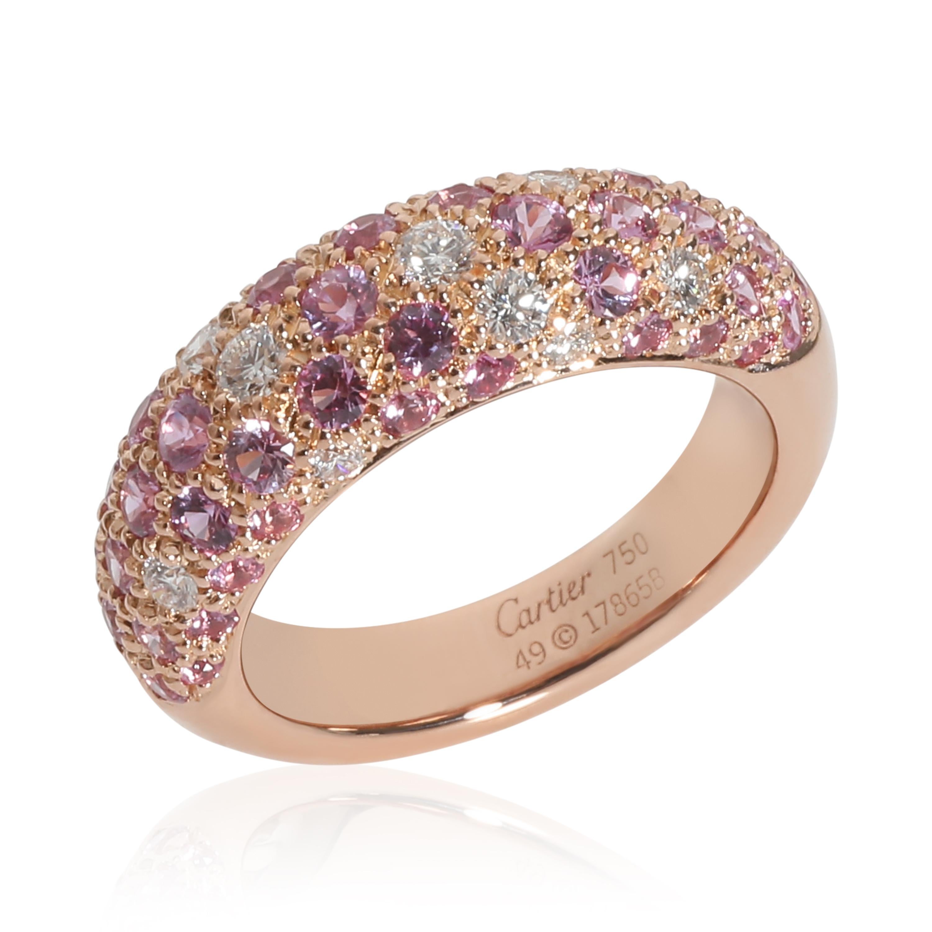 Cartier Etincelle Fashion Ring in 18k Rose Gold 0.36 CTW

PRIMARY DETAILS
SKU: 141011
Listing Title: Cartier Etincelle Fashion Ring in 18k Rose Gold 0.36 CTW
Condition Description: Retails for 8000 USD. In excellent condition and recently polished.
