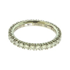 Cartier Etincelle Wedding Band Diamond Eternity Platinum Ring