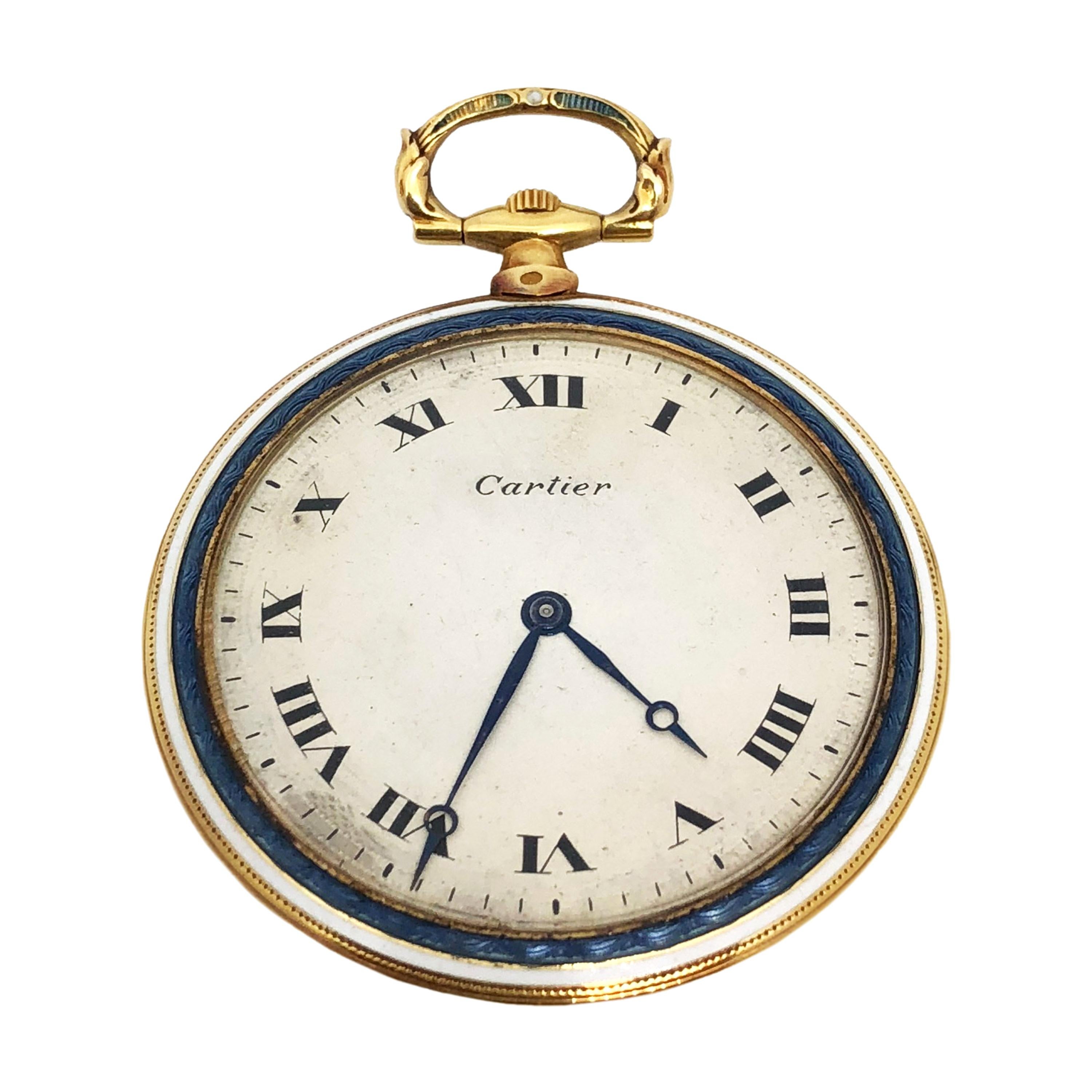 cartier pocket watch for sale