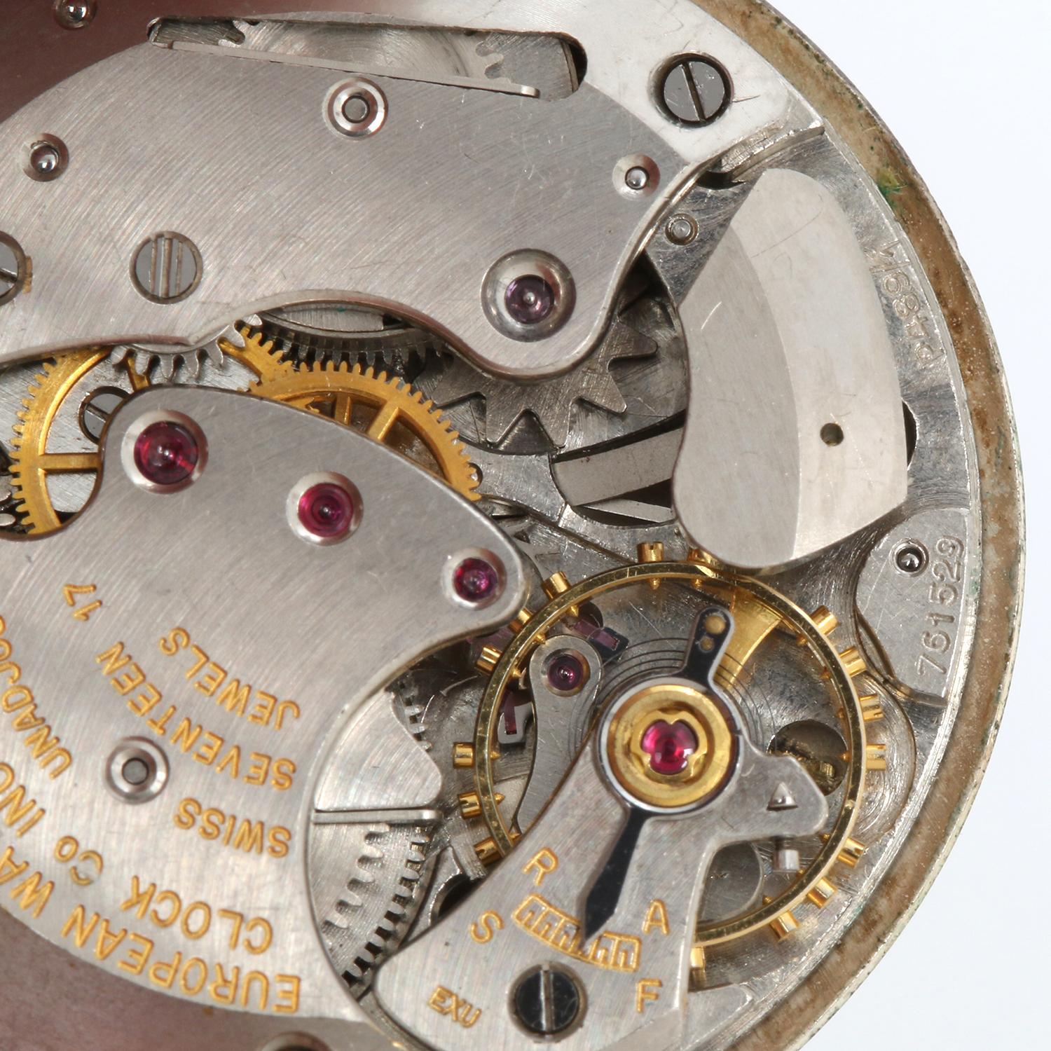 Cartier Extremely Rare 18k 'E.W.C' Alarm Watch with Hollywood Providence For Sale 10