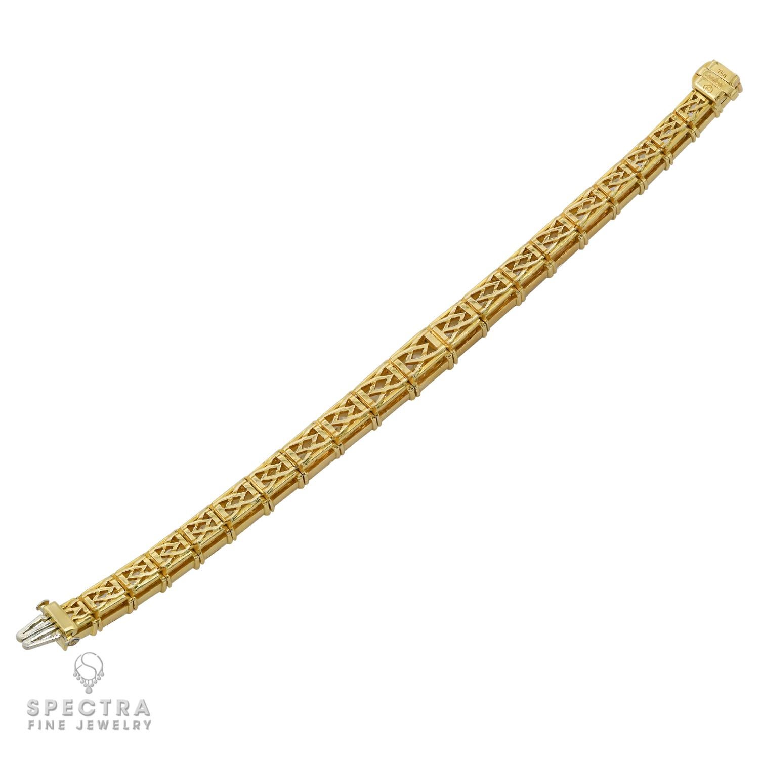 Women's or Men's Cartier Fancy Yellow Diamond Bracelet For Sale