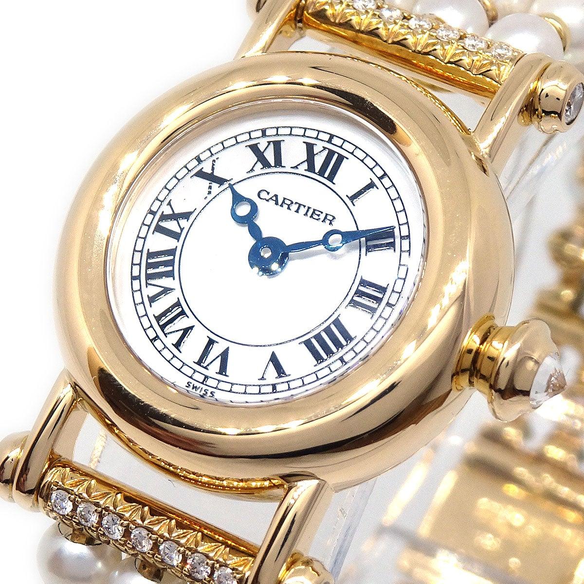 cartier pearl watch