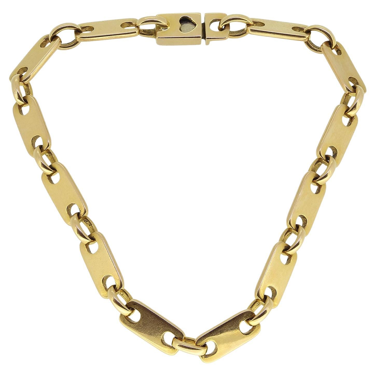 Cartier Fidelity Heart Key Bracelet For Sale at 1stDibs