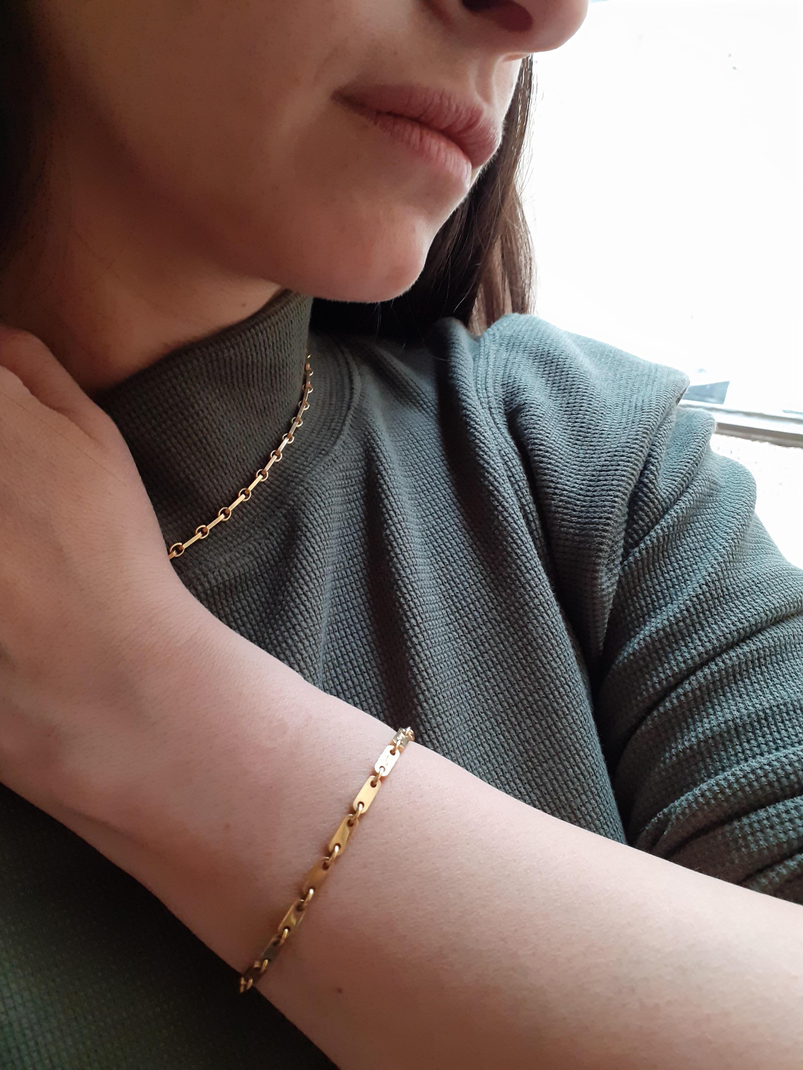 Cartier Fidelity Gelbgold Schlüsselanhänger-Gliederkette, ca. 1995 (Moderne)