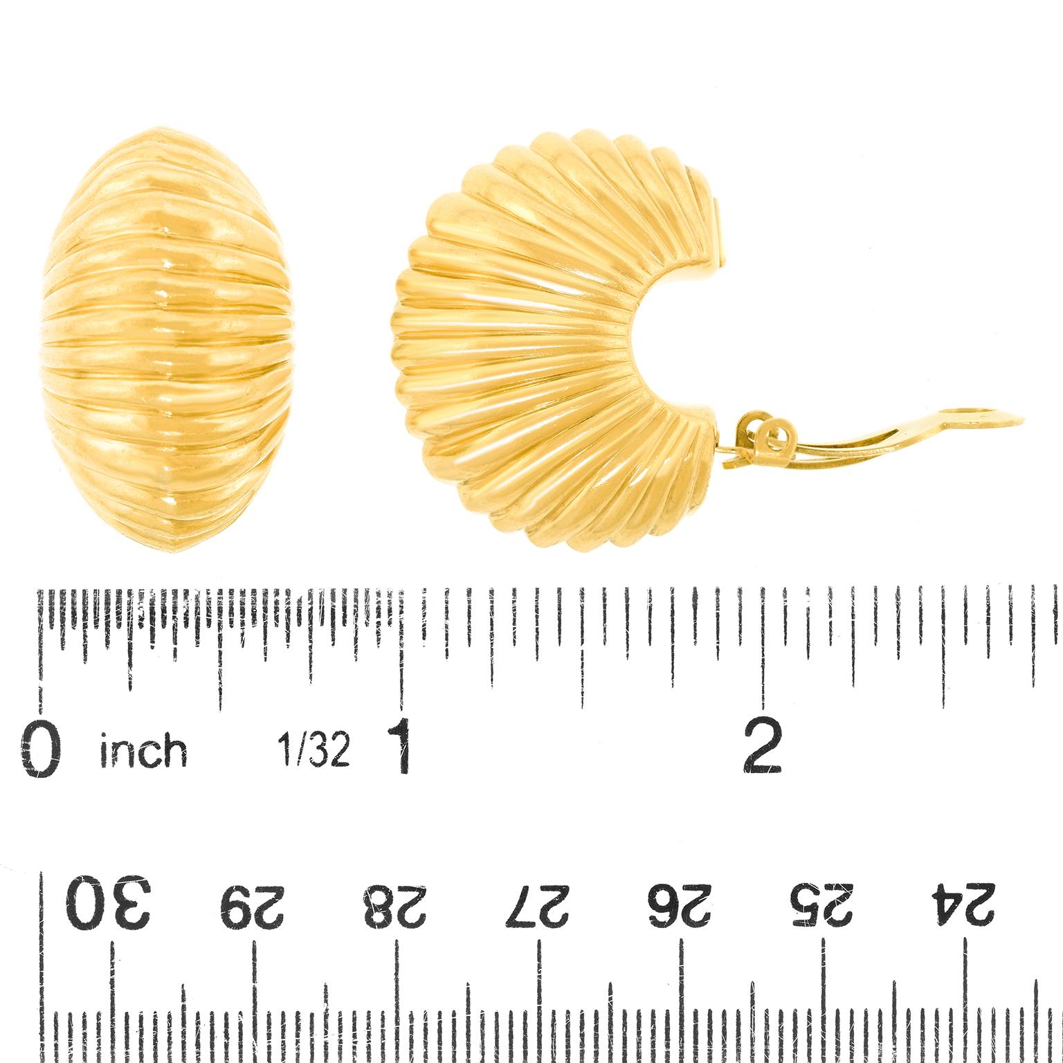 Cartier Fünfziger Jahre Shrimp-Ohrringe im Angebot 2