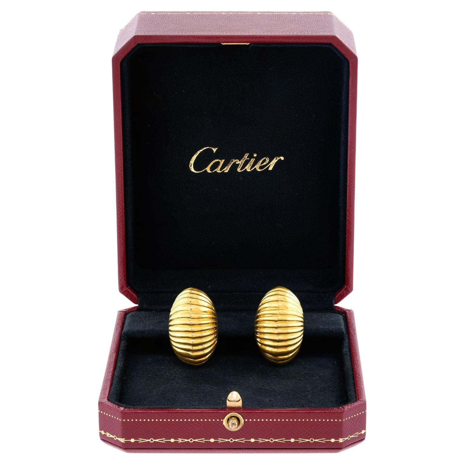 Cartier Fünfziger Jahre Shrimp-Ohrringe im Angebot