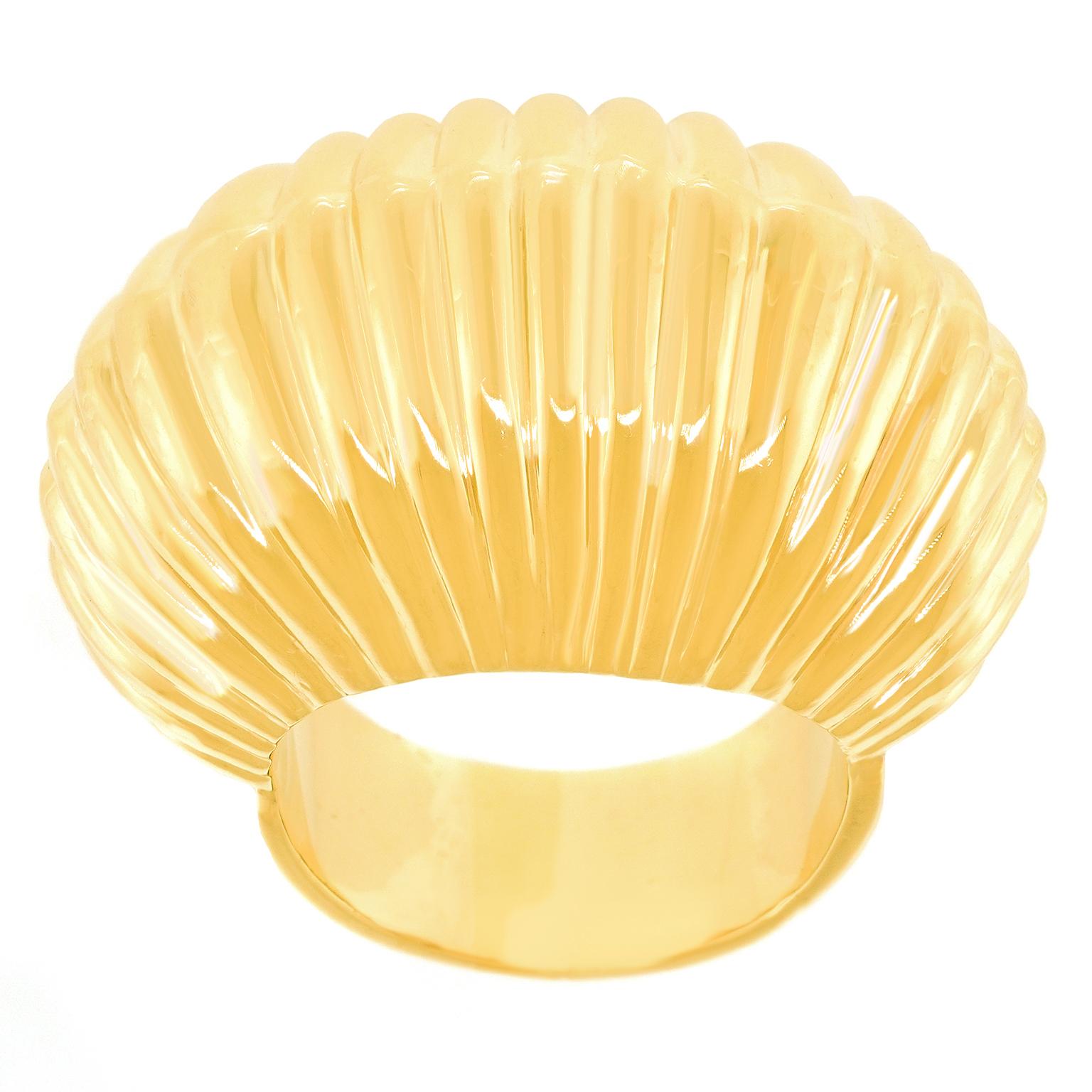 Cartier Fifties Shrimp Ring In Excellent Condition For Sale In Litchfield, CT