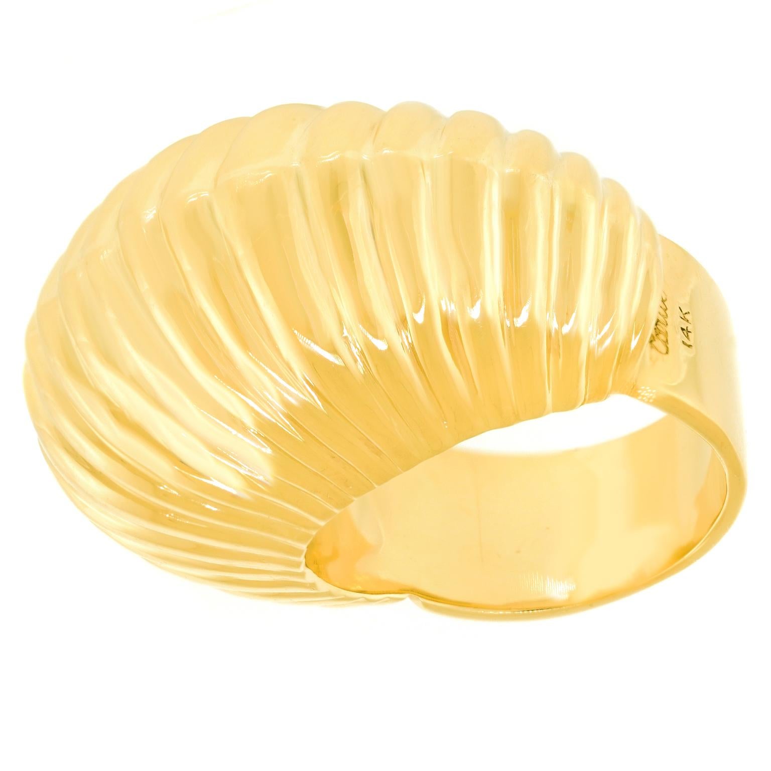 Cartier Fifties Shrimp Ring For Sale 5