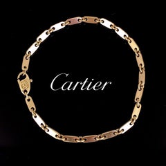 Cartier Figaro Links Chain Yellow Gold Bracelet