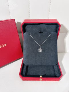 Cartier Fine Diamond and 18K White Gold Open Birdcage Charms Necklace