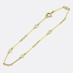 Cartier Fünf-Stein-Diamant-Armband