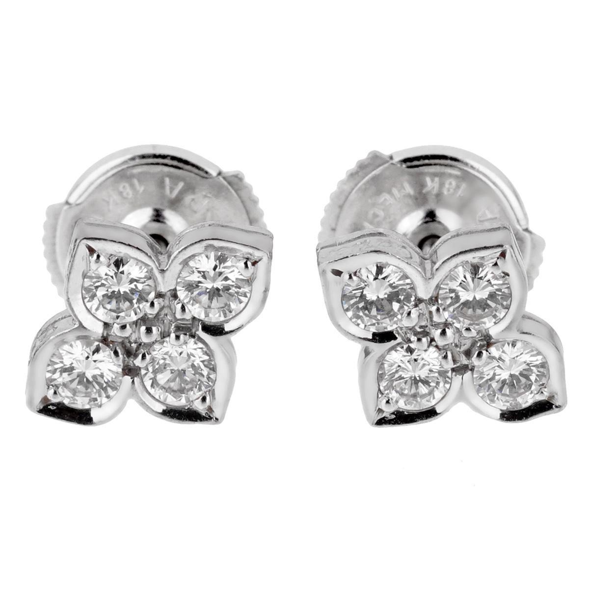 cartier earrings clover