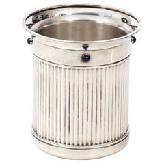 Cartier Fluted Silver Plate Champagne Ice Bucket