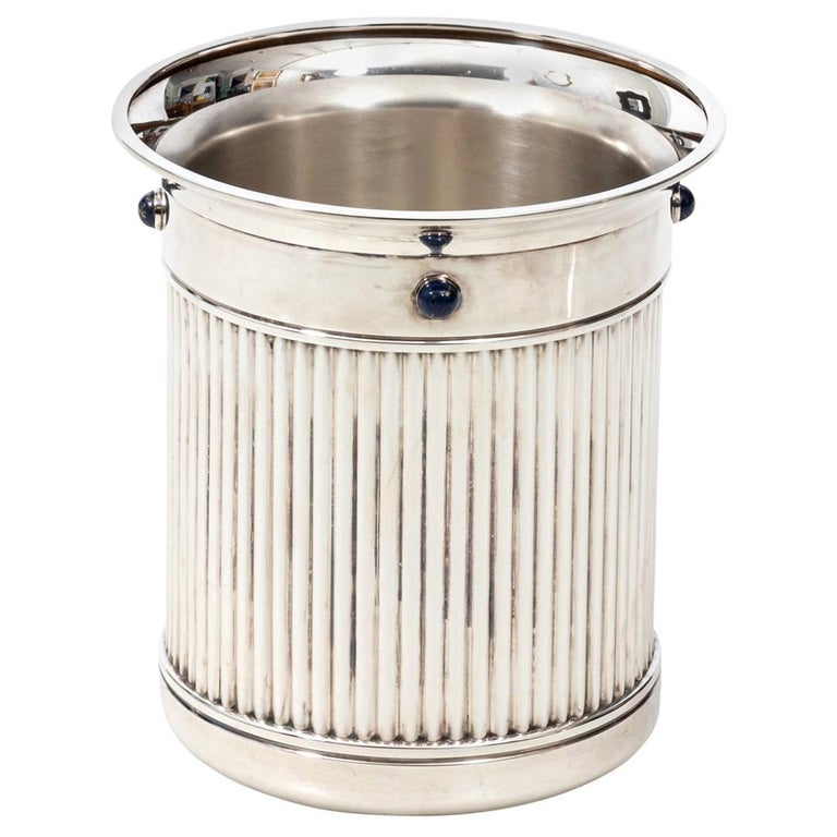 Cartier Fluted Silver Plate Champagne Ice Bucket at 1stDibs cartier