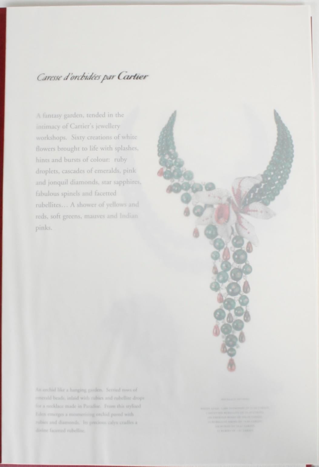 Cartier Folio de photos et de créations de bijoux à fleurs avec 2 CD originaux, 2005 en vente 3