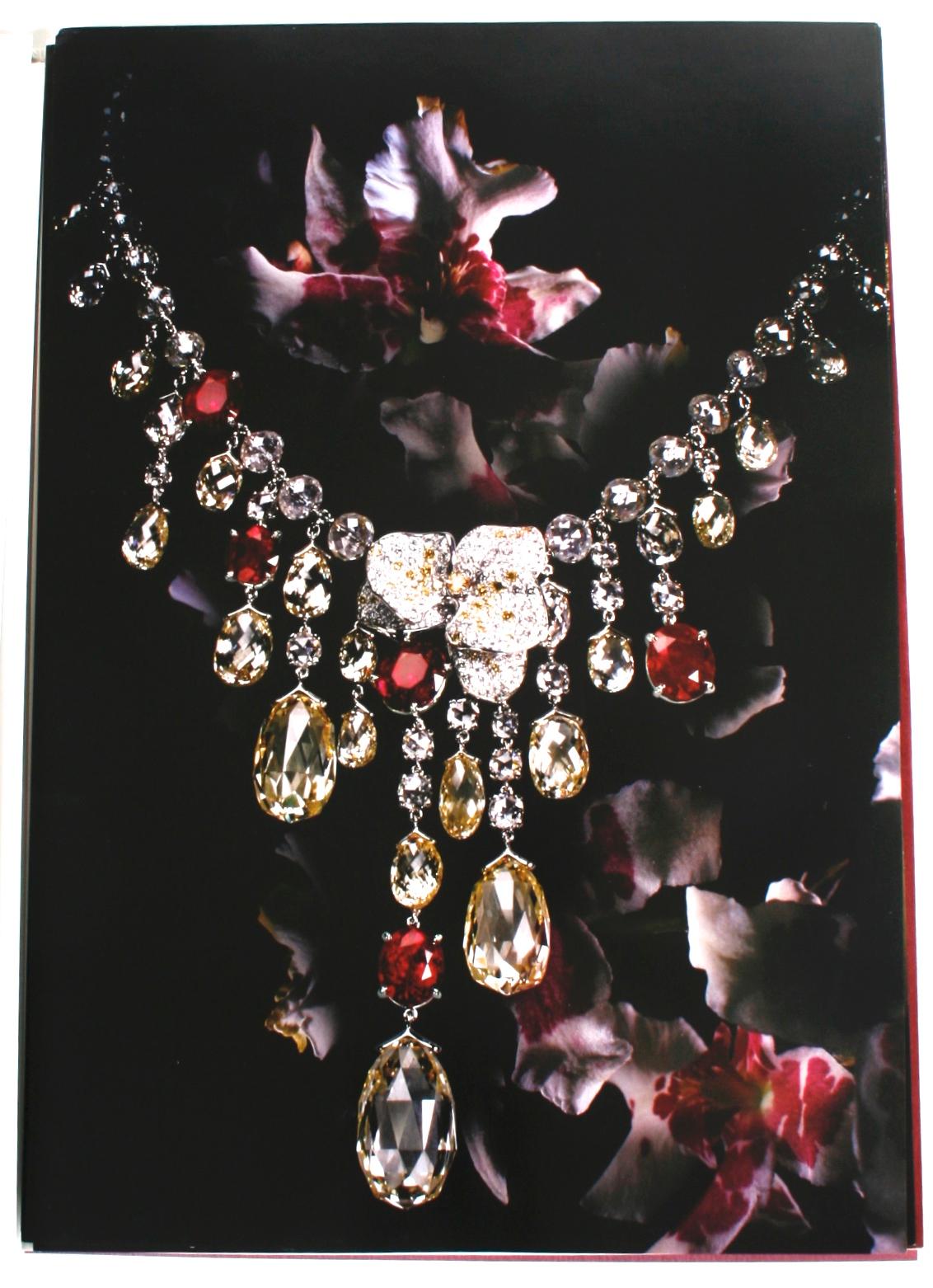 Contemporary Cartier Folio of Photos and Floral Jewelry Designs with 2 Original CD's, 2005 For Sale