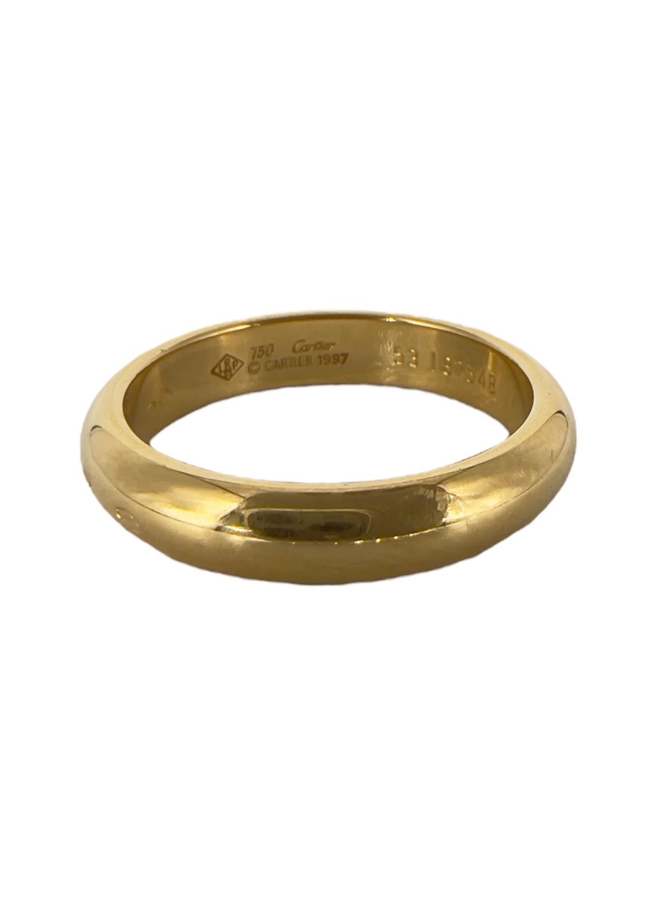 Contemporary Cartier love ring 