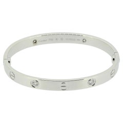 Cartier Four Diamond LOVE Bangle Size 16