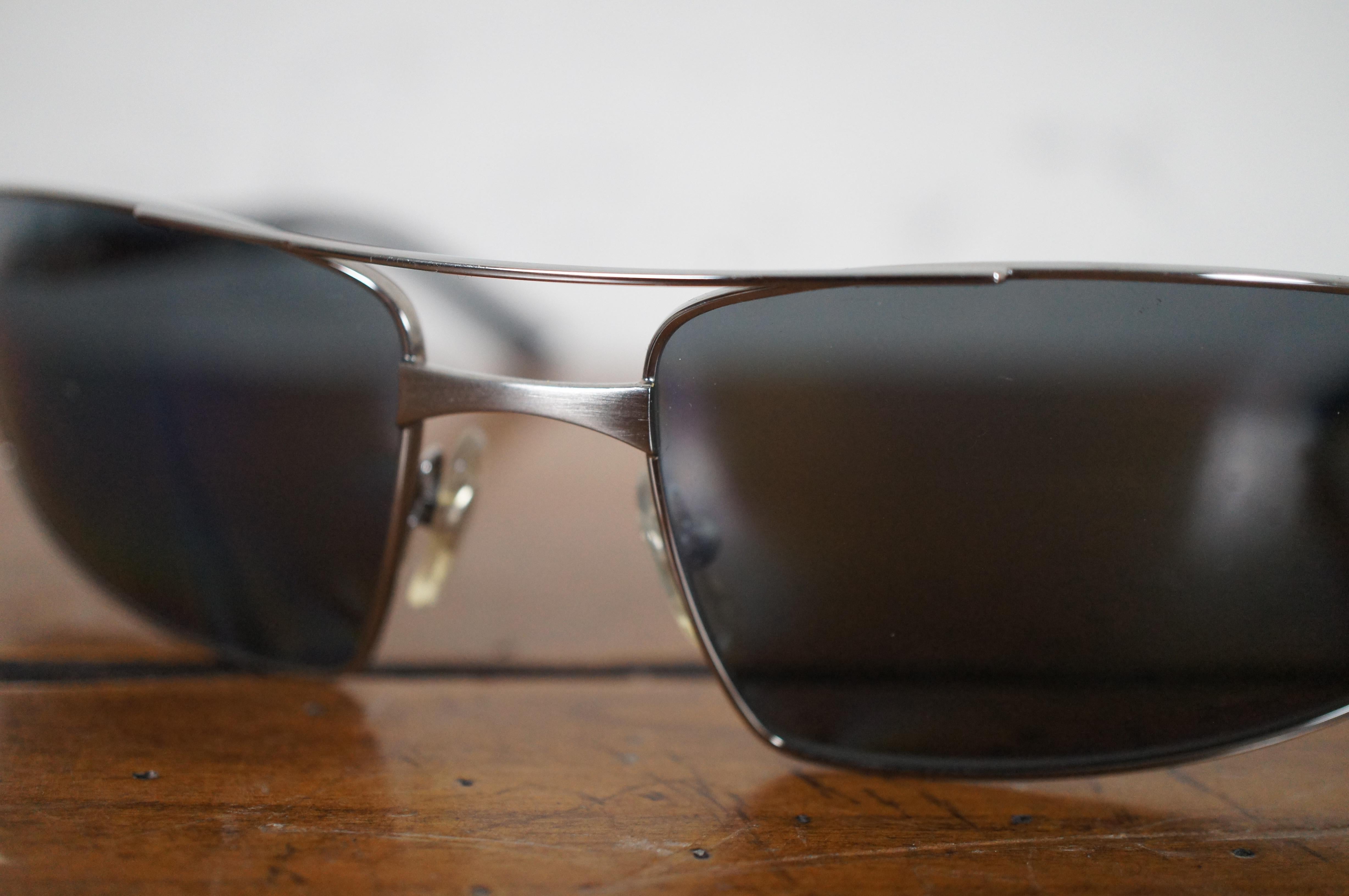 Cartier France 60-18 130 Santos Galaxy Aviator Rimless Polarized Sunglasses COA 6