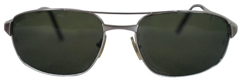 Cartier France 60-18 130 Santos Galaxy Aviator Rimless Sunglasses COA ...