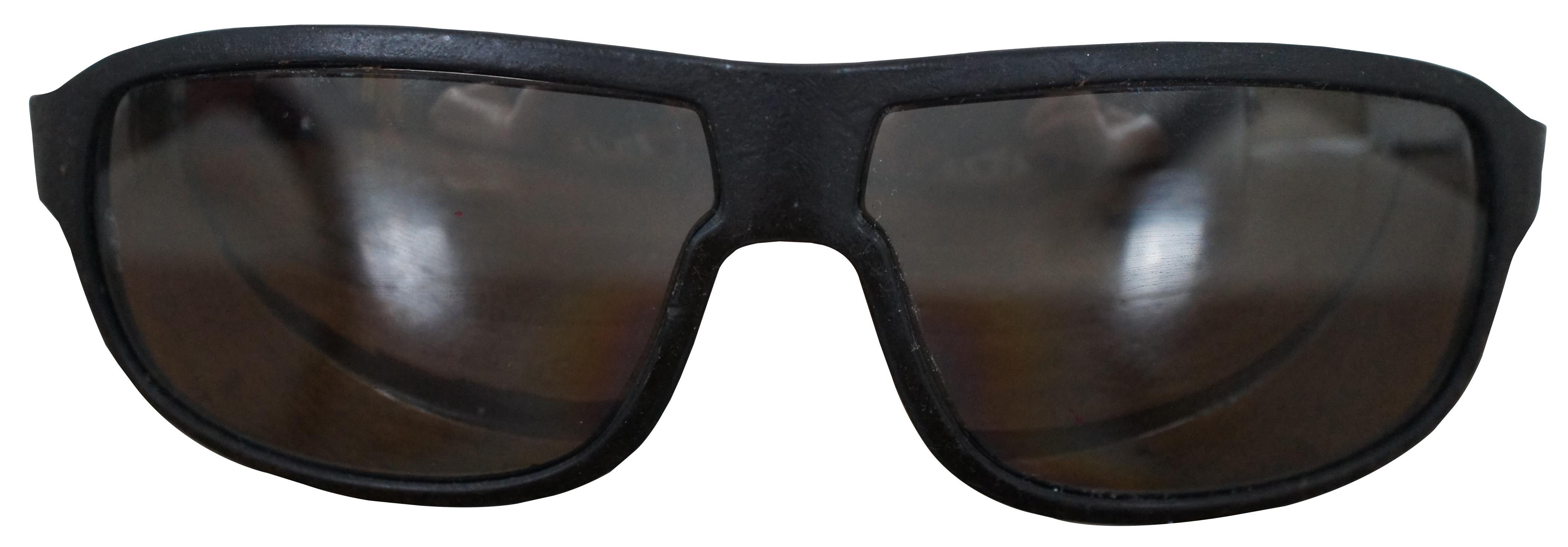 Moderne Cartier France 68-10 125 Sport Mens Matte Black Rubber Sunglasses & Case en vente