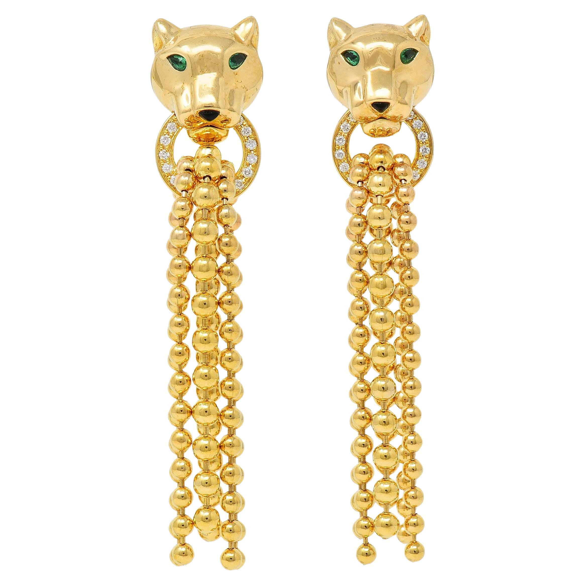 Cartier panthere earrings deals