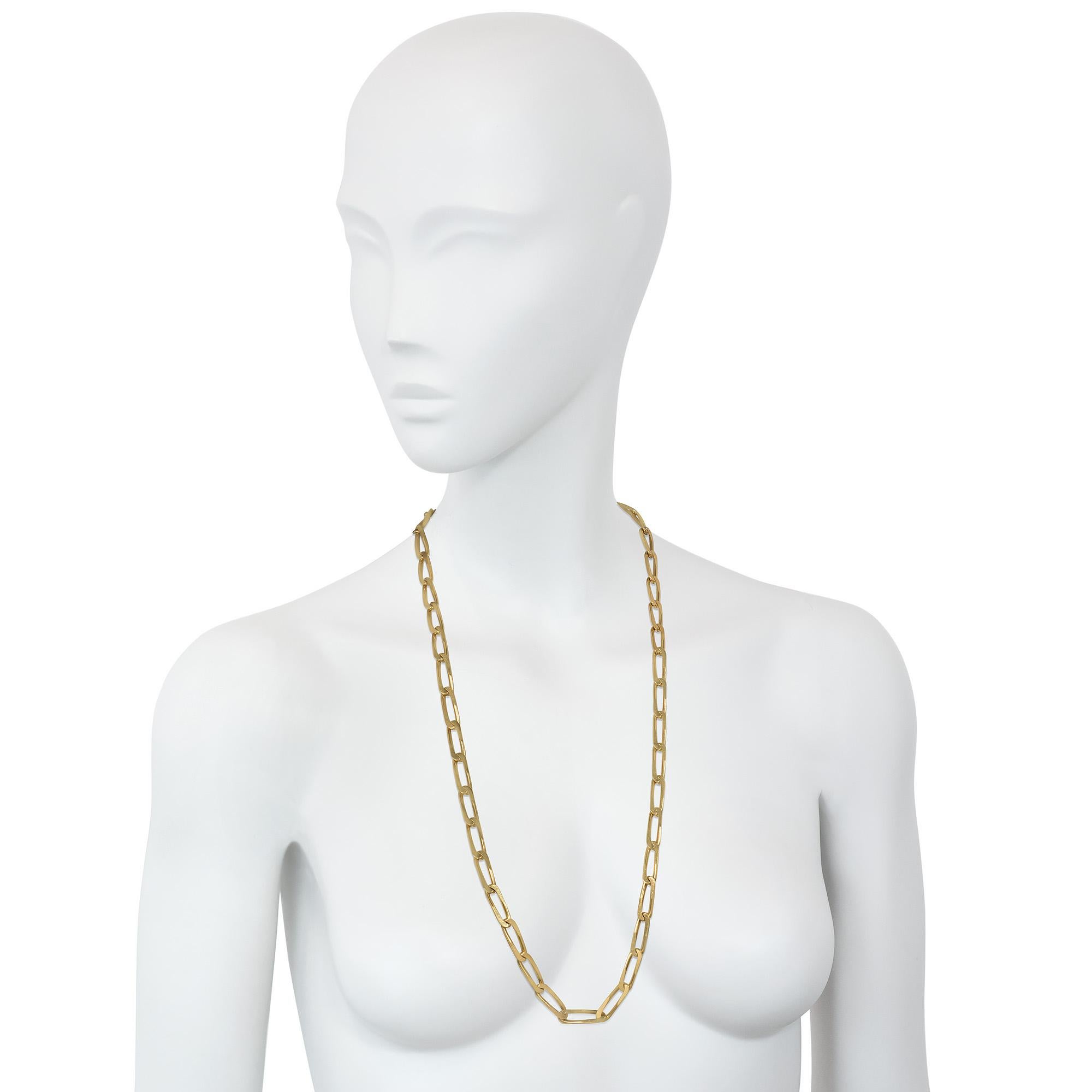 Cartier, France Estate Gold Paper Clip Link Chain 1