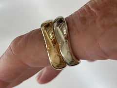 Cartier France Two-Band and Two Gold Ring, 1981