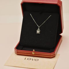 Cartier Free As A Bird Diamond 18K White Gold Necklace