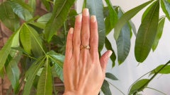 Cartier French 18 Karat Gold Trinity Band Ring