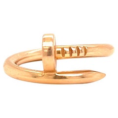 Cartier French 18 Karat Rose Gold Juste un Clou Ring Nail Ring