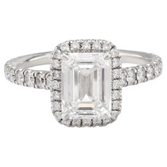 Cartier French GIA 2.23 carat diamond platinum "Destinée Solitaire" ring