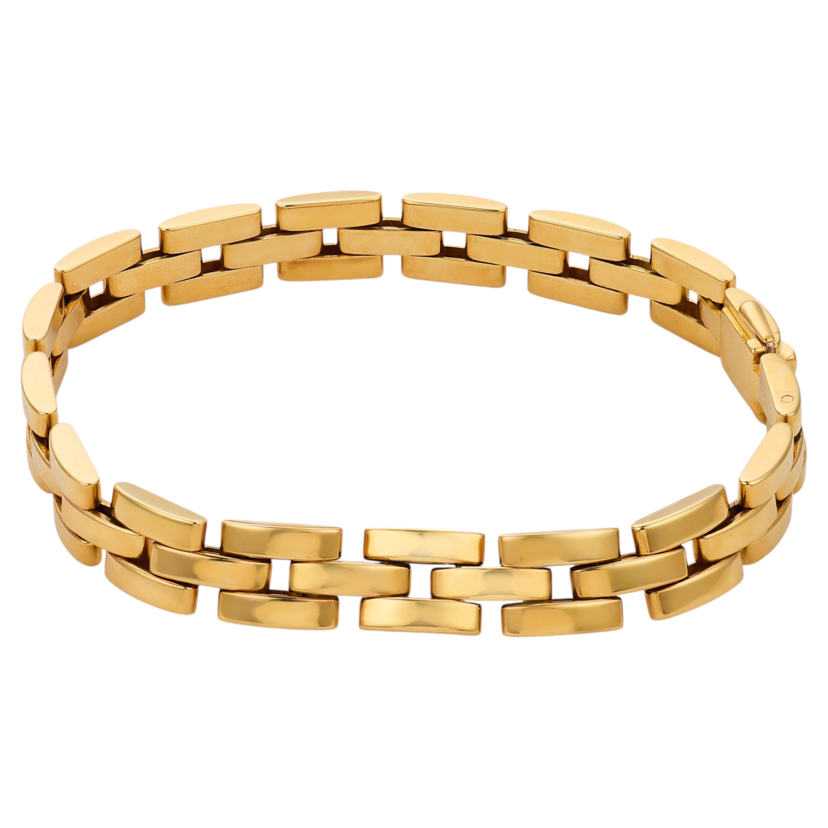 Cartier French Panthère 18k yellow gold bracelet
