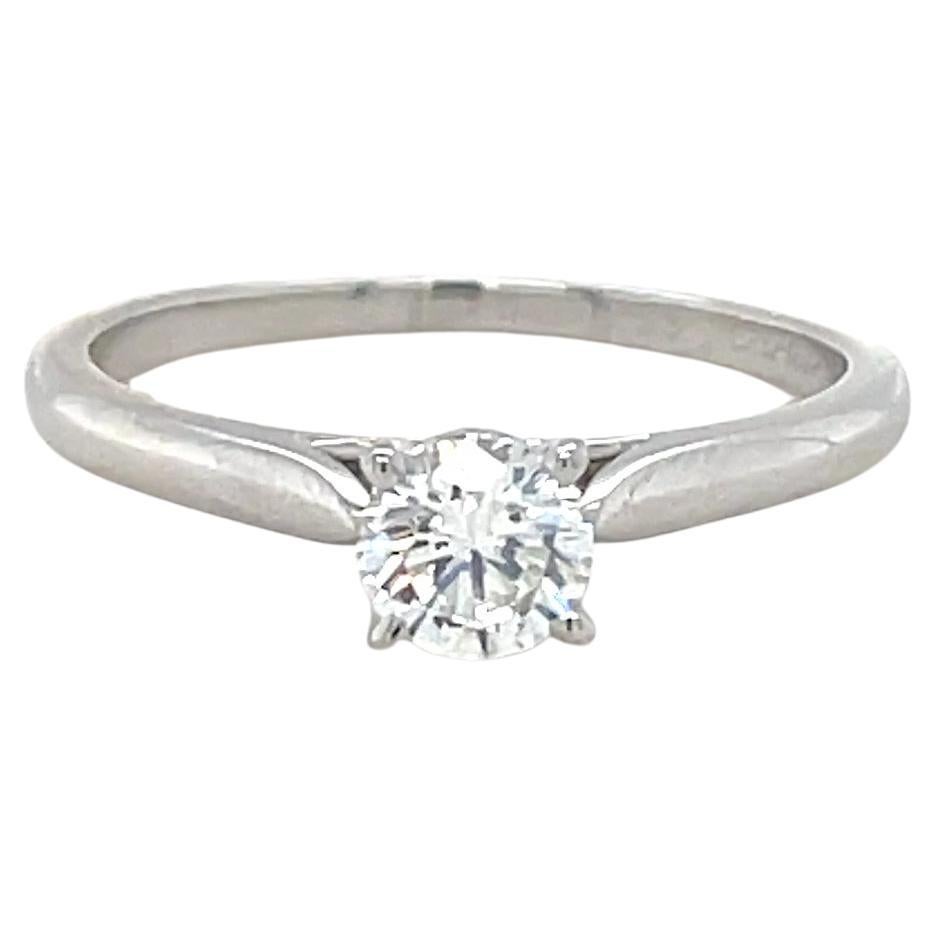 Cartier, French, Platinum and Diamond Engagement Ring